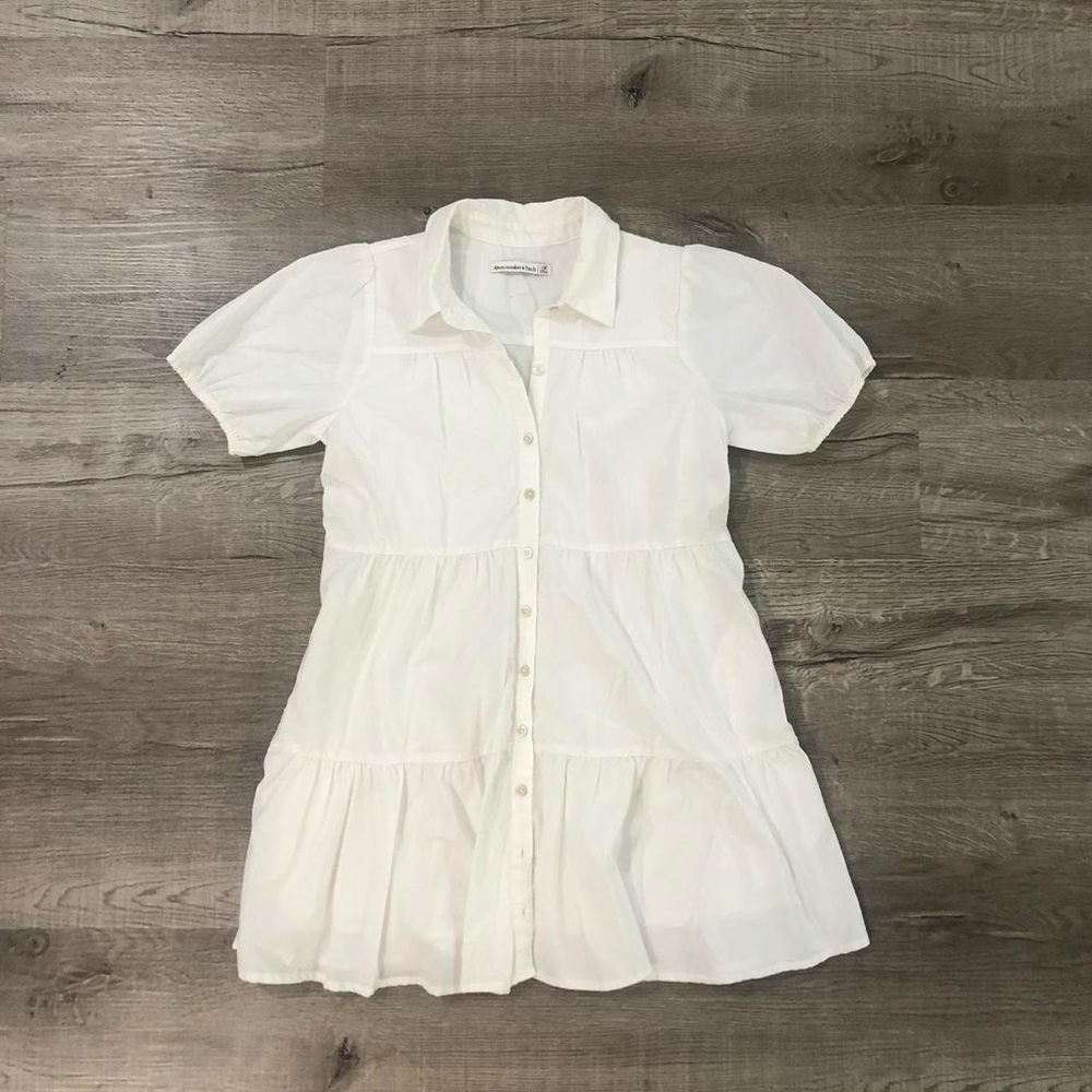 Abercrombie & Fitch White Mini Dress